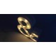 Riesenbuchstaben Hochzeit mit Licht