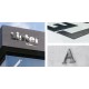Aluminium Dibond 3D Profilbuchstaben