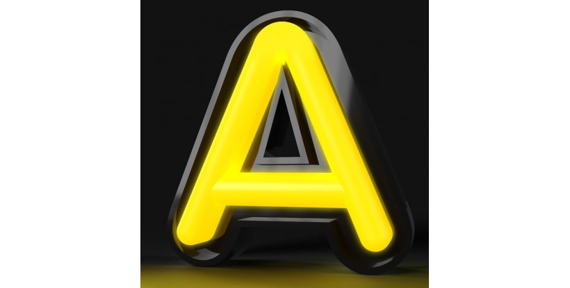Neon-Schriftzug Innen