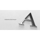 Aluminium-Buchstaben