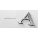 Aluminium-Buchstaben
