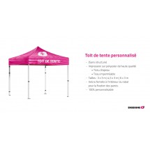 Personalisierte Faltpavillon-Haube