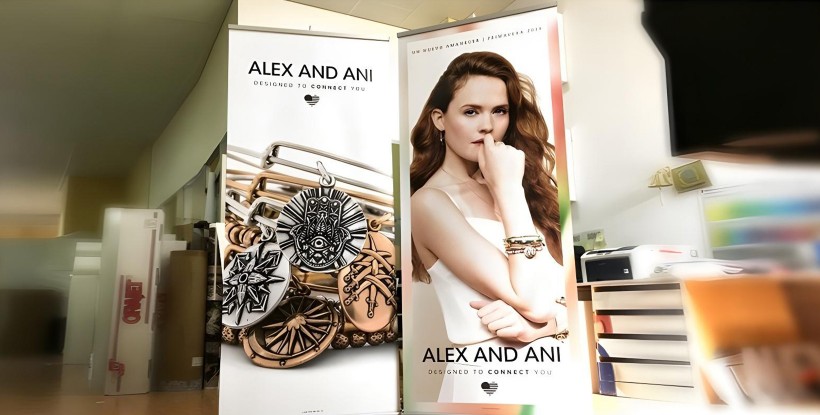 Rollup barato para caricaturista