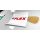 Banderola de tela con 2 mástiles para la tienda de colchones flex