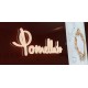 Acryl-Plexiglas-Buchstaben mit Licht