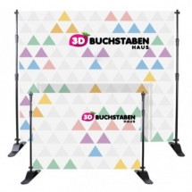 Ausziehbares Werbebanner