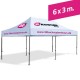 Carpa personalizada 6 x 3 metros