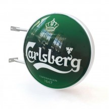 Konvex bedrucktes Banner