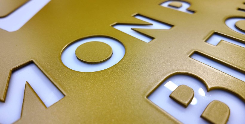 Rótulo Luminoso Bandeja Calada