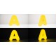 Acryl-Plexiglas-Buchstaben mit Licht