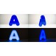 Acryl-Plexiglas-Buchstaben mit Licht