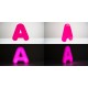 Acryl-Plexiglas-Buchstaben mit Licht