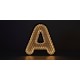 3D Profilbuchstaben Aluminium perforiert