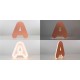 Buchstaben aus satiniertem Kupfer-Dibond + beleuchtetes Metacrylat