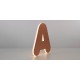 Buchstaben aus satiniertem Kupfer-Dibond + beleuchtetes Metacrylat