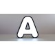 3D-Buchstaben Schwarz & Weiß