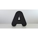 3D-Buchstaben Schwarz & Weiß