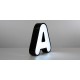 3D-Buchstaben Schwarz & Weiß