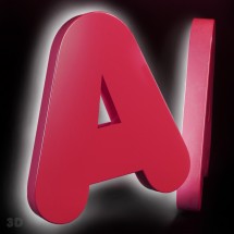 PVC-Buchstaben mit Hintergrundbeleuchtung