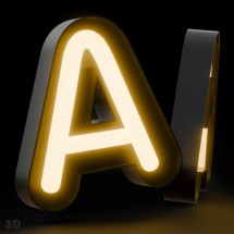 Neon-Schriftzug Innen