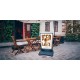 Soporte publicitario / Caballete con base