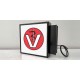 LED Tierarzt Nasenschild Quadratisch