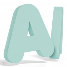 Personalisierte 3D Styroporbuchstaben