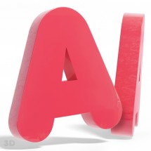 PVC-3D Buchstaben