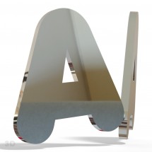 Acryl Spiegel Buchstaben