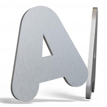 Aluminium-Buchstaben