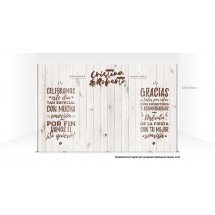 Photocall efecto Madera Rústica Vintage