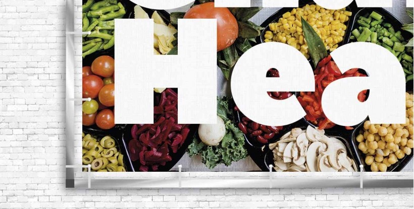 Bastidor para lona publicitaria de gran formato