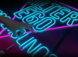 Personalisierte Neonlichter