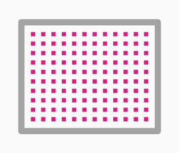 P5 (5 mm zwischen den Pixeln)